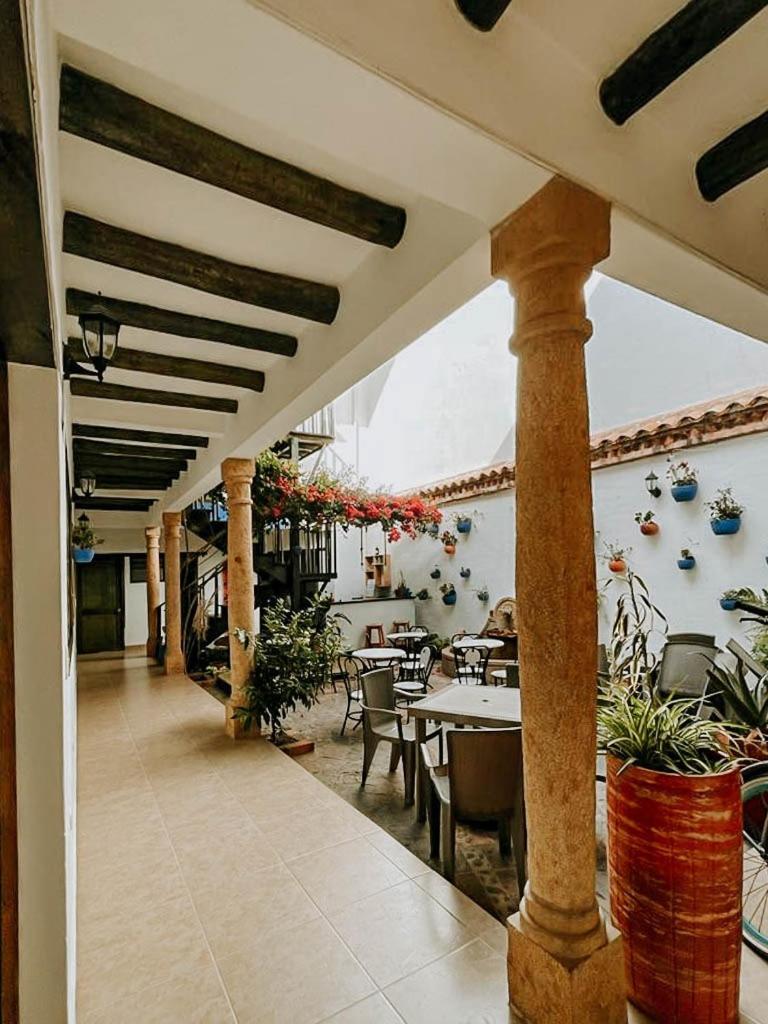 Hotel Verona Villa De Leyva Bagian luar foto